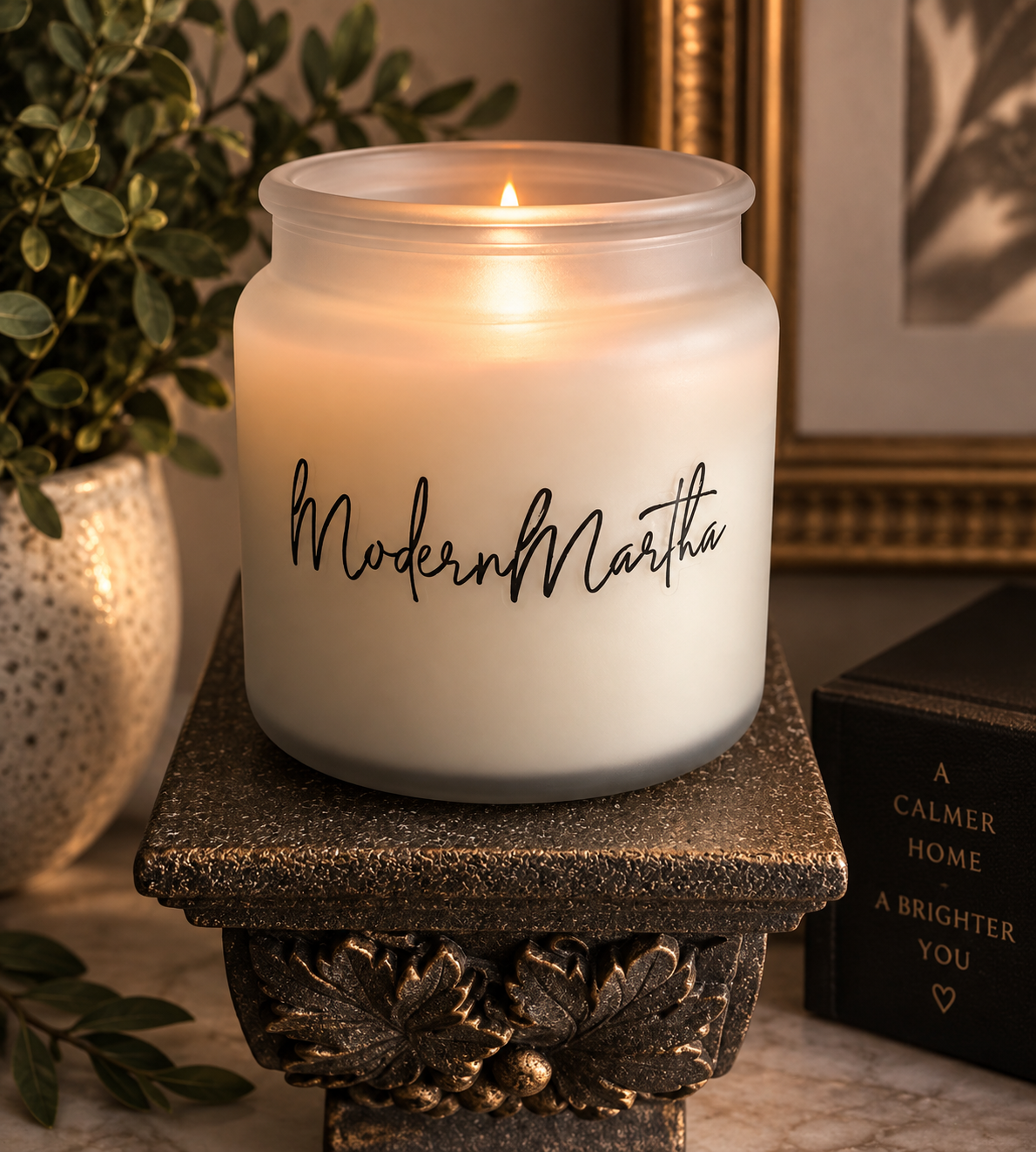 Golden Amber Candle