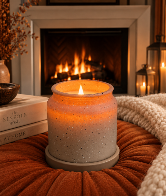 Golden Amber Candle